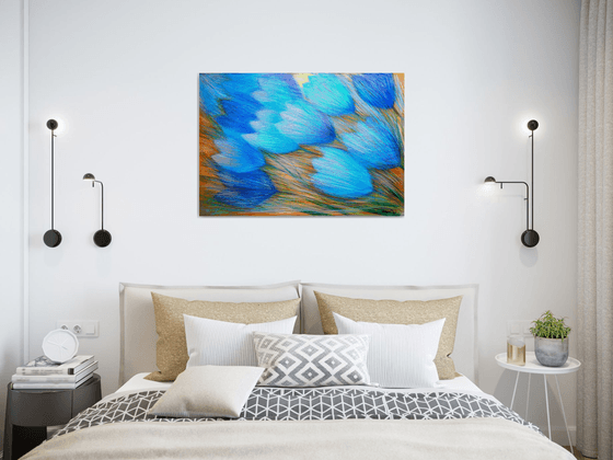 Tulips and Butterfly