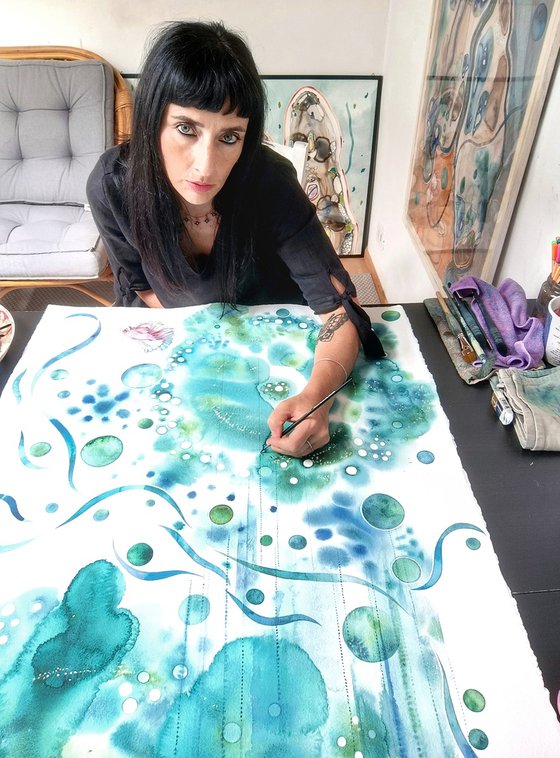 Turquoise motion 3