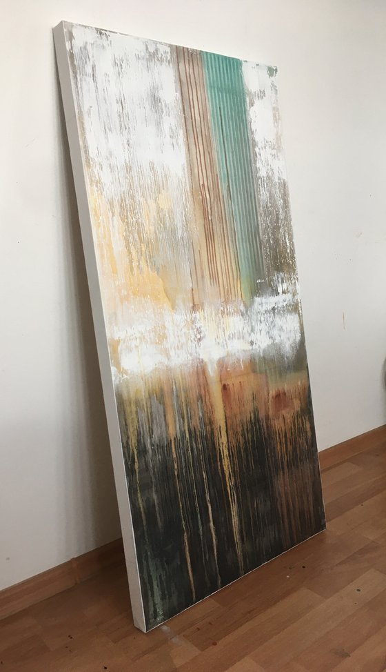 Start of the day. 48X24 inches.