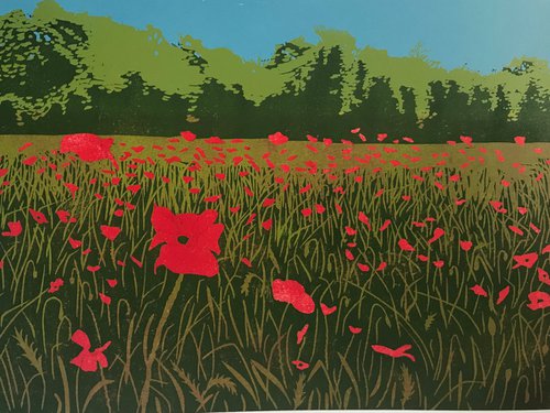 Poppy Field by Roz Howling