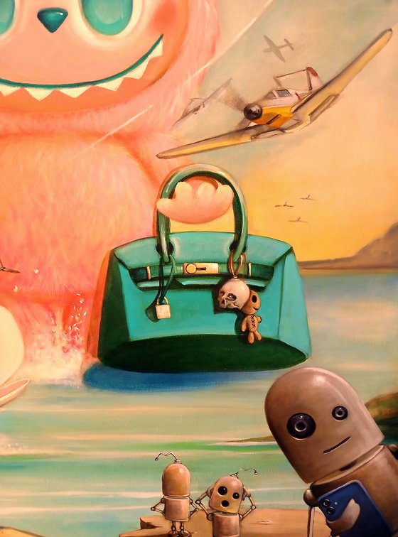 Labubu monster Birkin