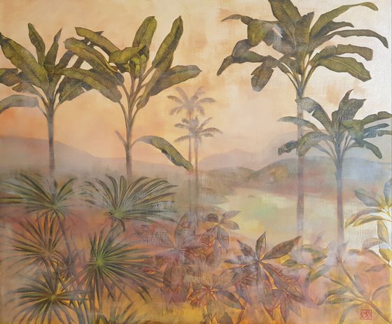 Banana Palms Scenery