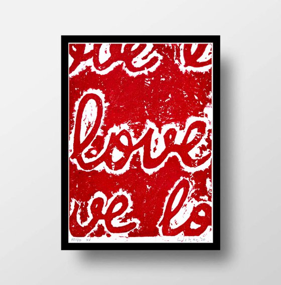Love 21x30 cm A4 X1