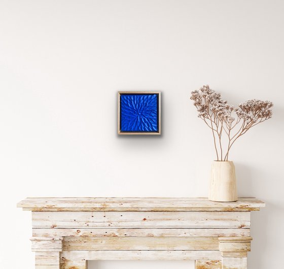Blue abstract mini