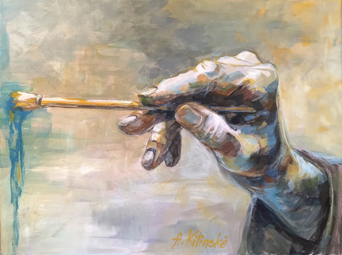 The Painter’s Hand by Aurelija Kilinske