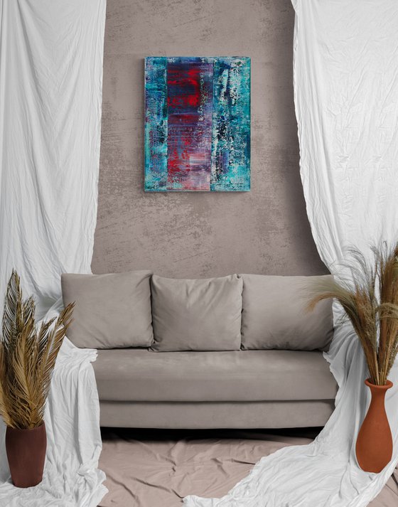 55x70 cm | 21.5x27.5″ Original abstract painting Canvas oil artwork Modern art