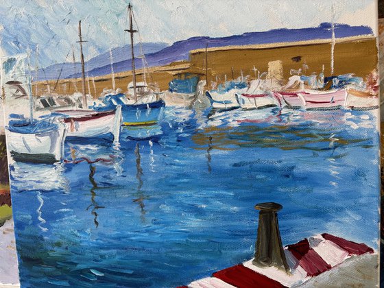 Boats in Saint-Tropez Marina