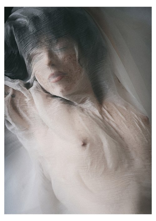 Giorgia in the silk 01 by Matteo Chinellato