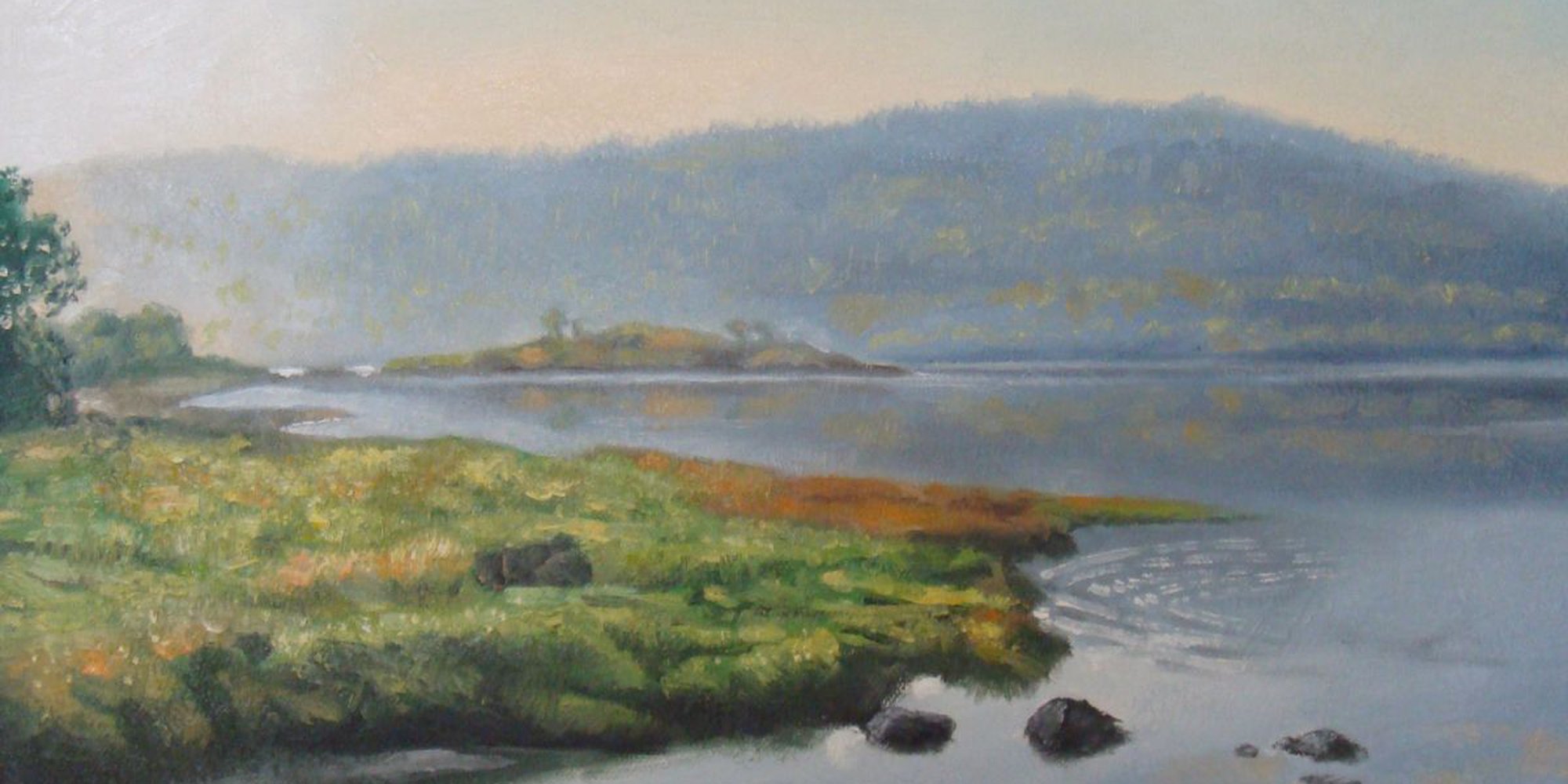 Art of the Day: "Loch Sunart, 2015" by Michael Mullen