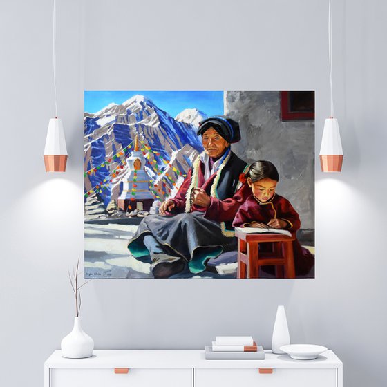 A usual day in Tibet