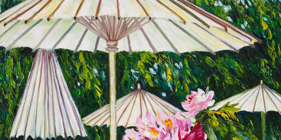 Umbrellas for Peonies