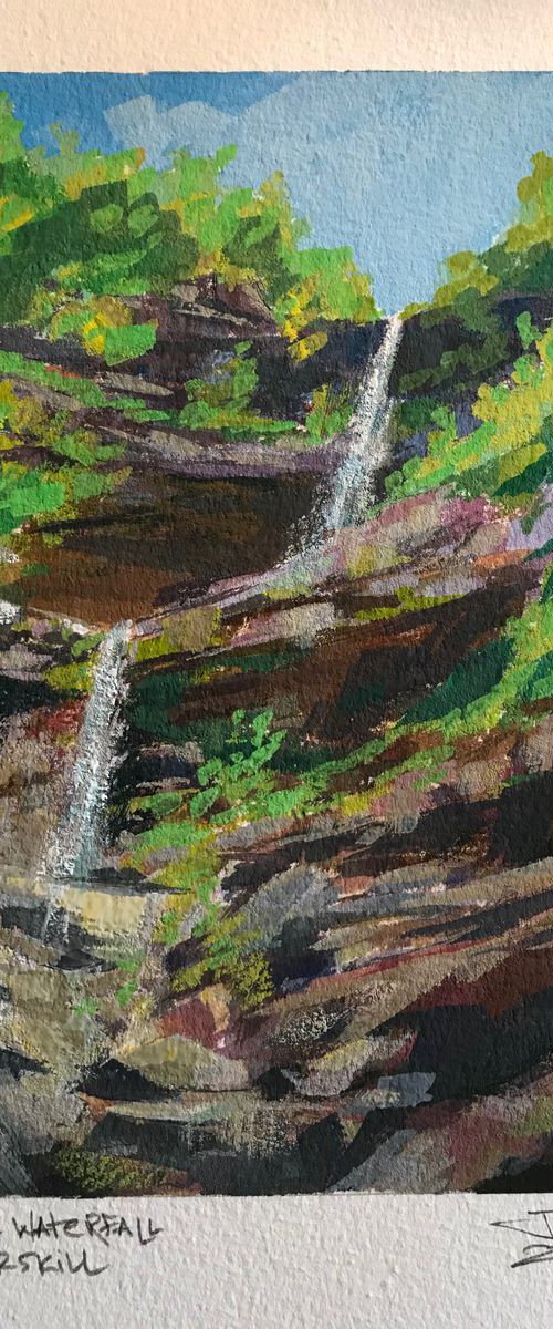 Kaaterskill Falls Double Waterfall by Jimmy Leslie