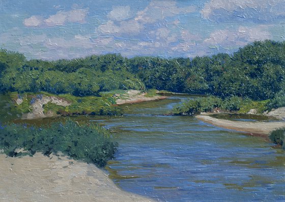 Uzola river. Gorodets