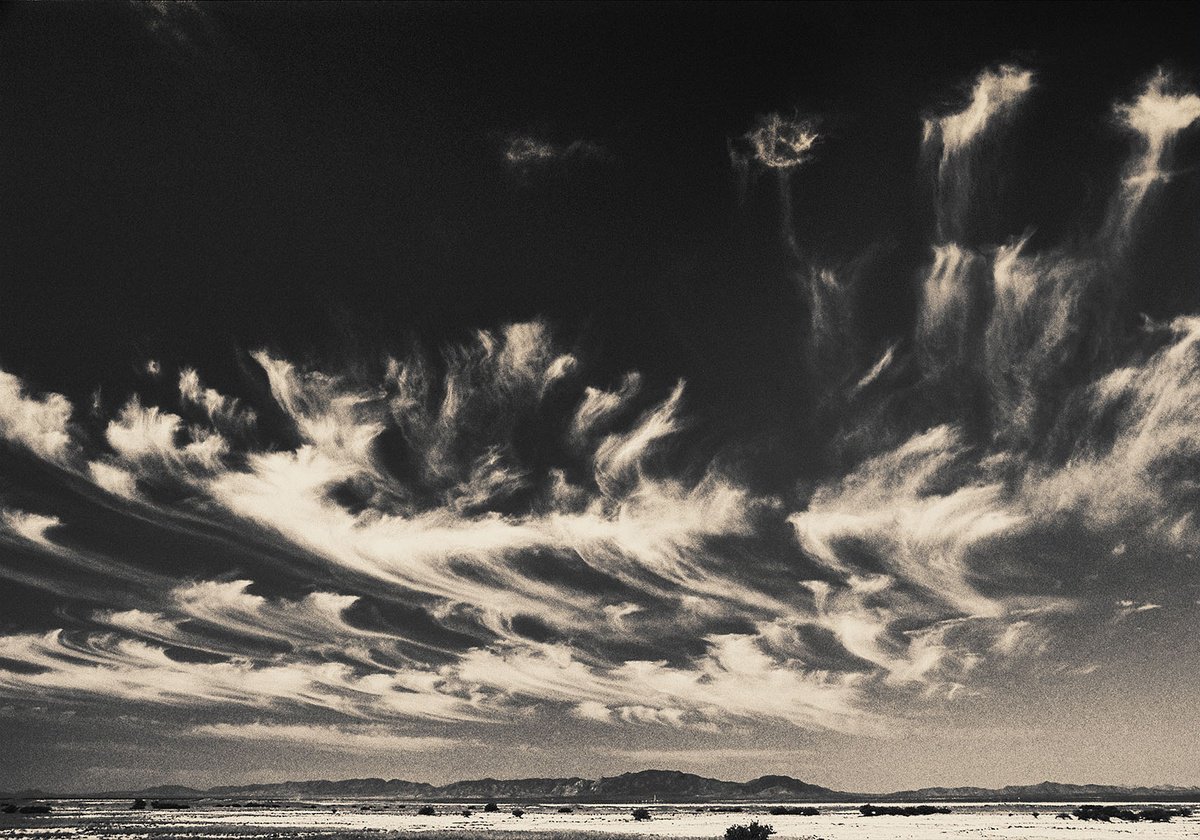 Photorealistic Landscape Photograph By Heike Bohnstengel, 24 X 18, Sonora Clouds, Original Artwork