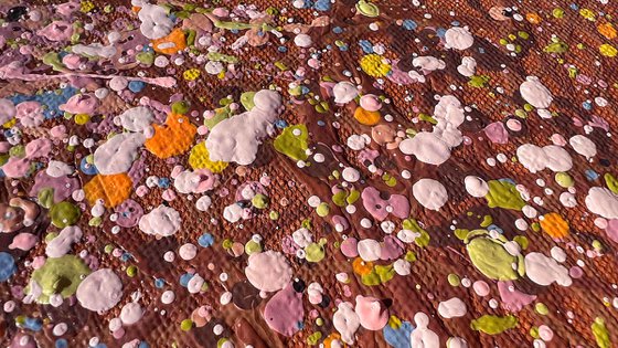 Morning cappuccino with foam