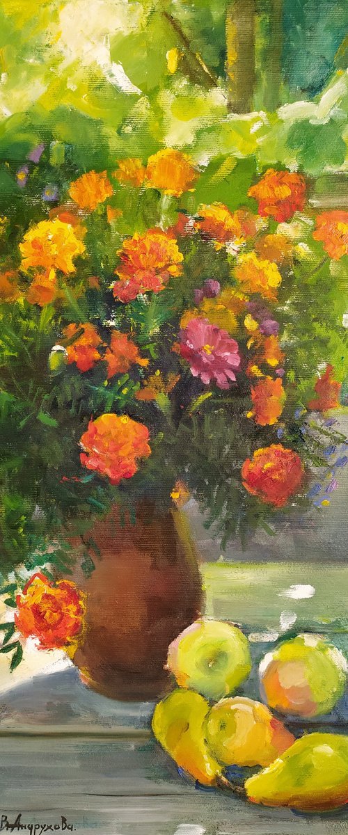 Marigolds by Valentina Andrukhova