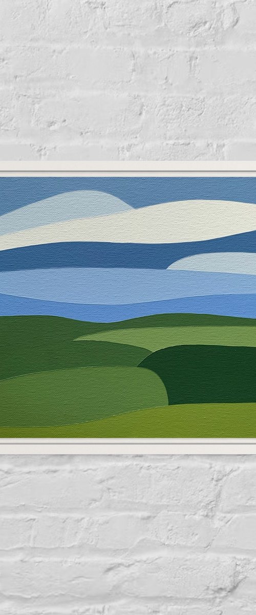 Over the Fields by Zoe  Hattersley