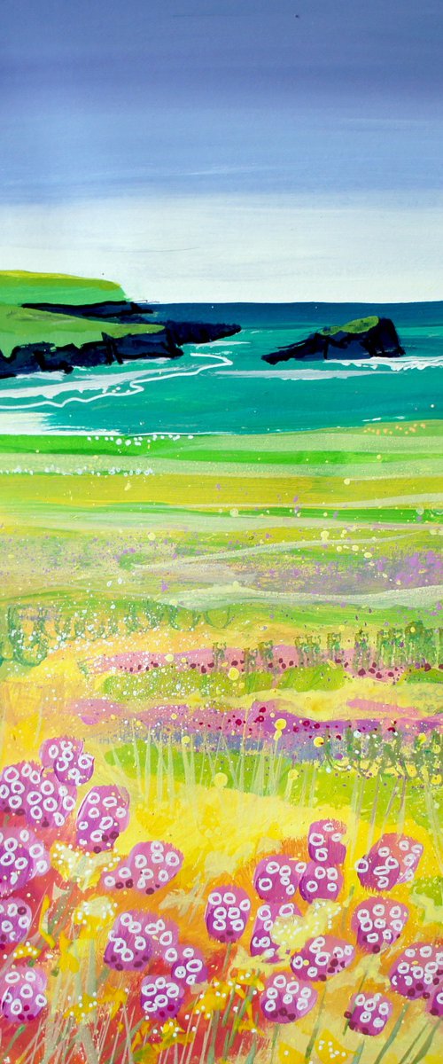 Holywell Bay, Cornwall by Julia Rigby