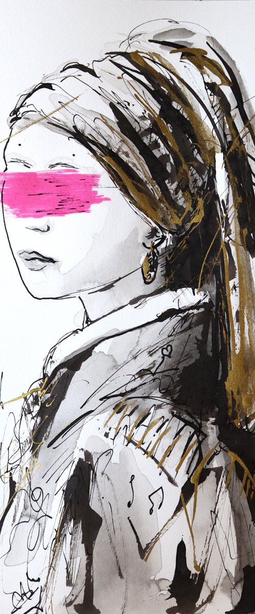 Pearl Earring by Antigoni Tziora