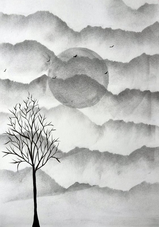 By the hills