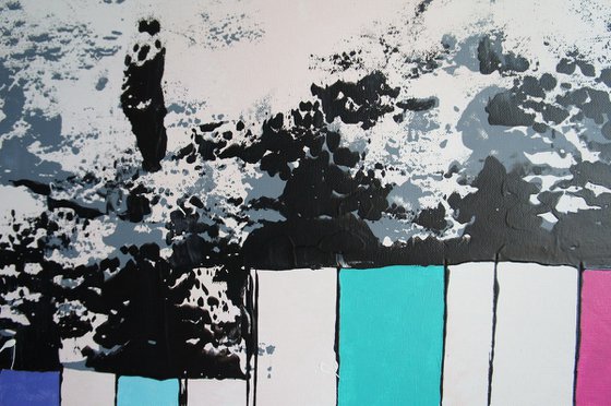 CANVAS ONLY - Borderline - 200 x 100 cm - XXXL (80 x 40 inches)