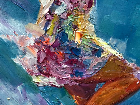 Running on Water| Impressionist Figurative