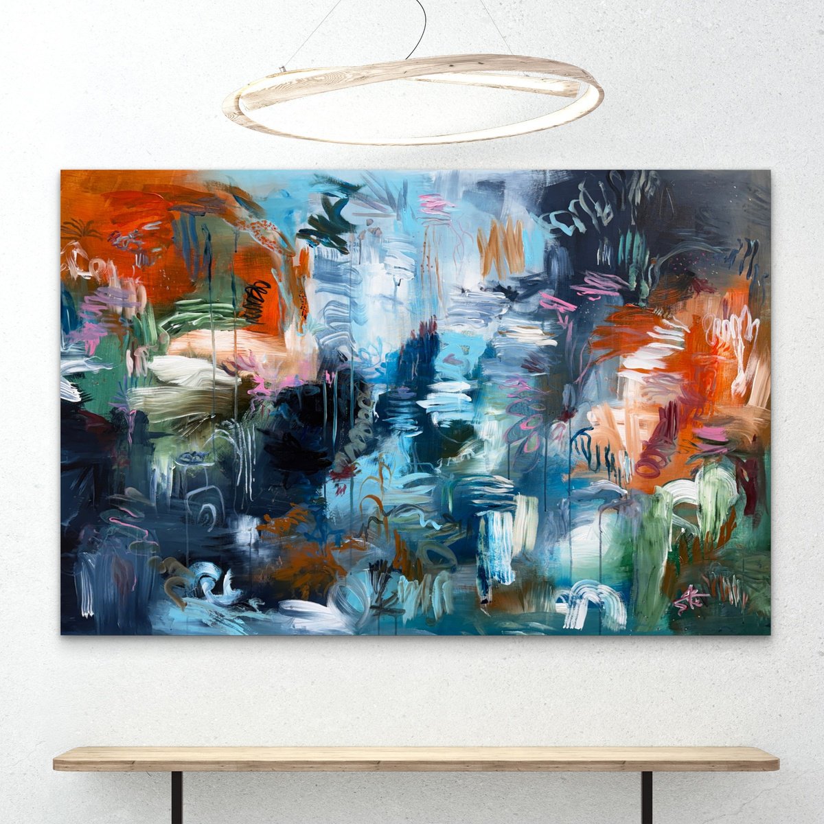 The Secret Life Below By Theodor Anghel, 60 X 40, Artwork For Sale On Artfinder
