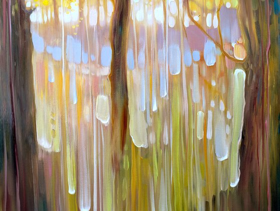 Abstract Autumn Wood