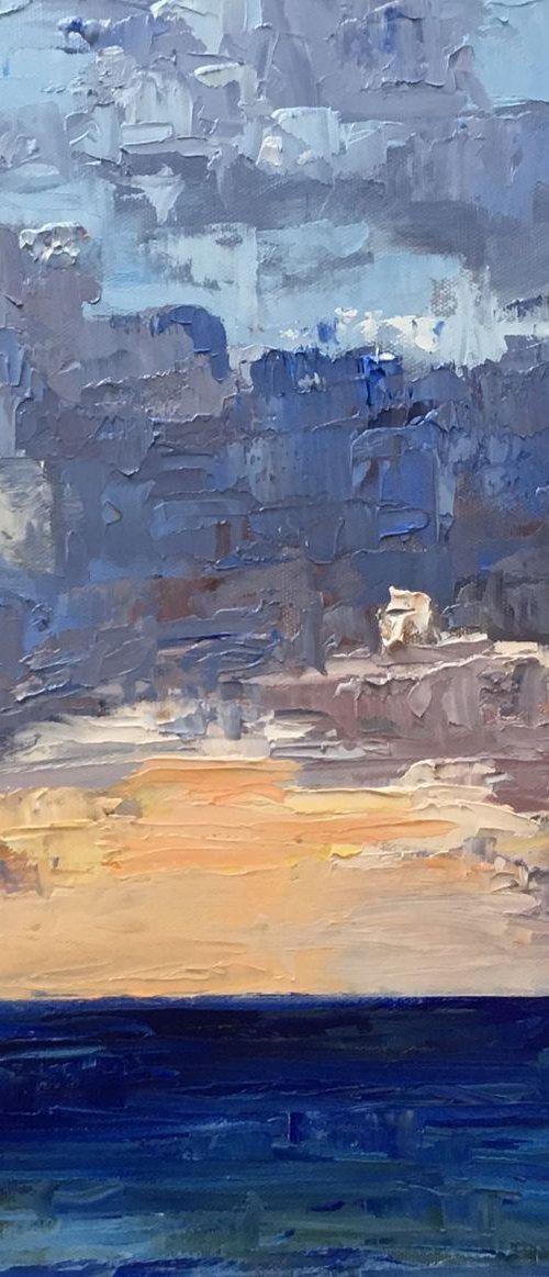 Cornish Seascape by Ann Palmer
