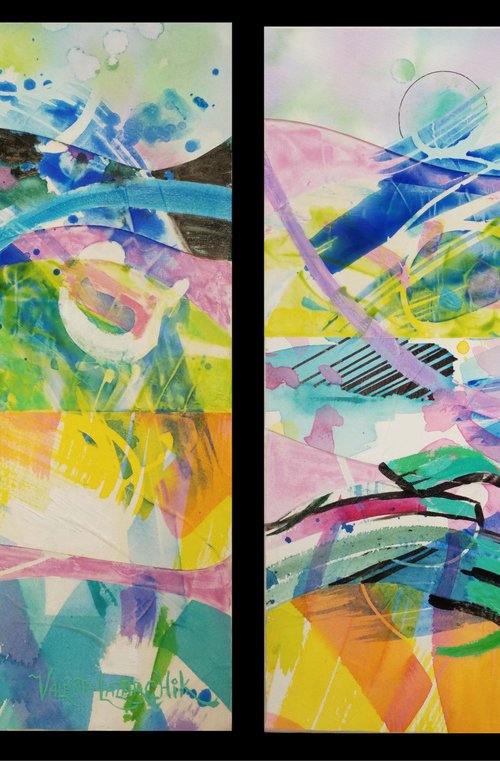 Proverbs 3 (Pair #3) by Gina Valenti-Lazarchik
