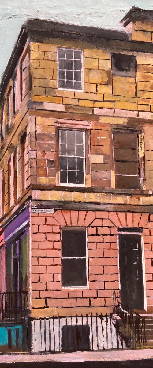 Colourful Edinburgh Buildings by Andrew Reid Wildman