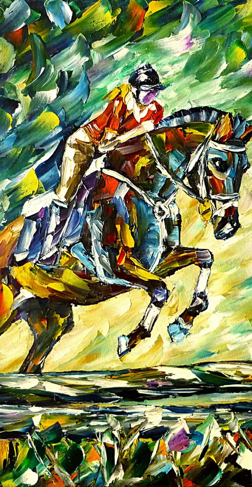Horsewoman by Mirek Kuzniar