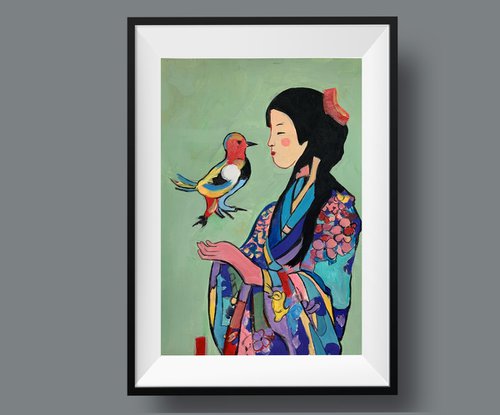 Japanese beauty. Fantasy woman. #11 by Vita Schagen