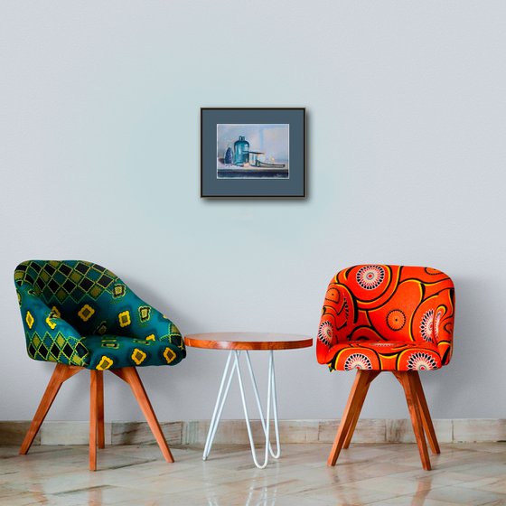 Blue Green Still Life