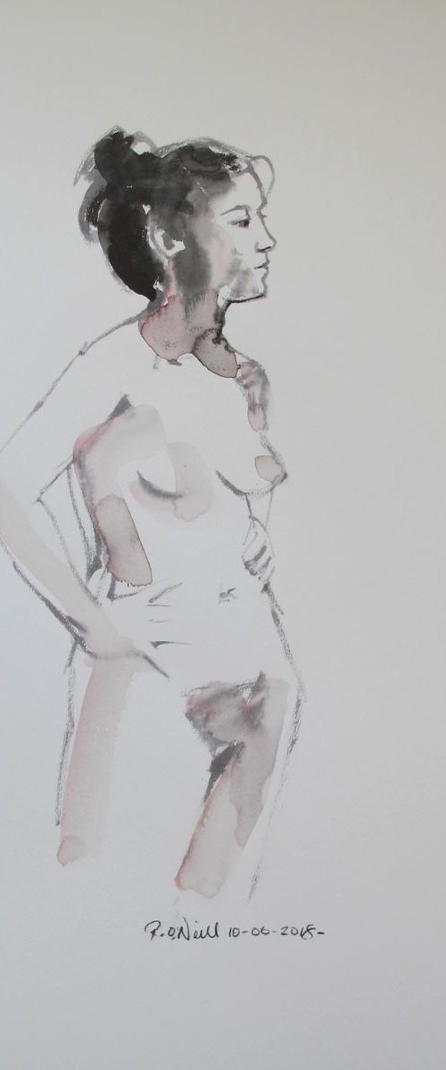 standing female nude by Rory O’Neill