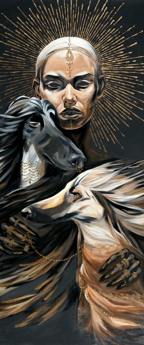 Amen Fashion (130x120cm/51x47in) by Inga Makarova