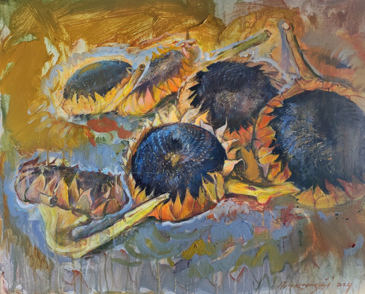 Sunflowers by Pavlo Makedonskyi