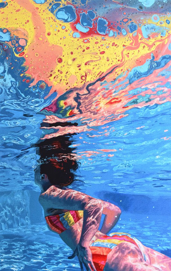 Levitate - Swimming Painting