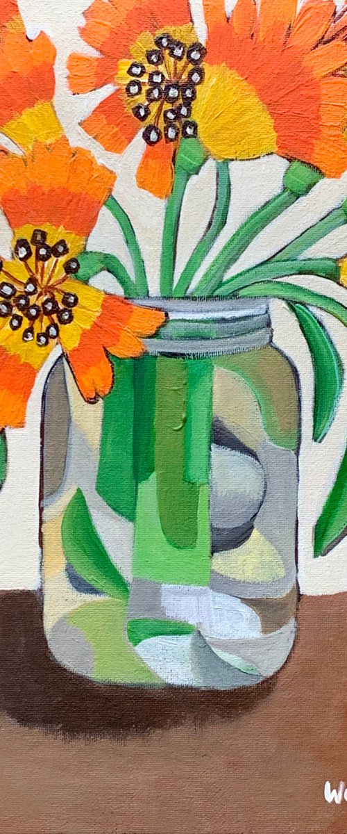 Jar of Orange by Holly Wojahn