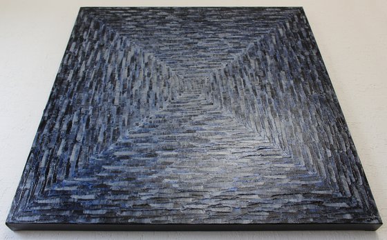 Large Square Blue-Grey Gradient