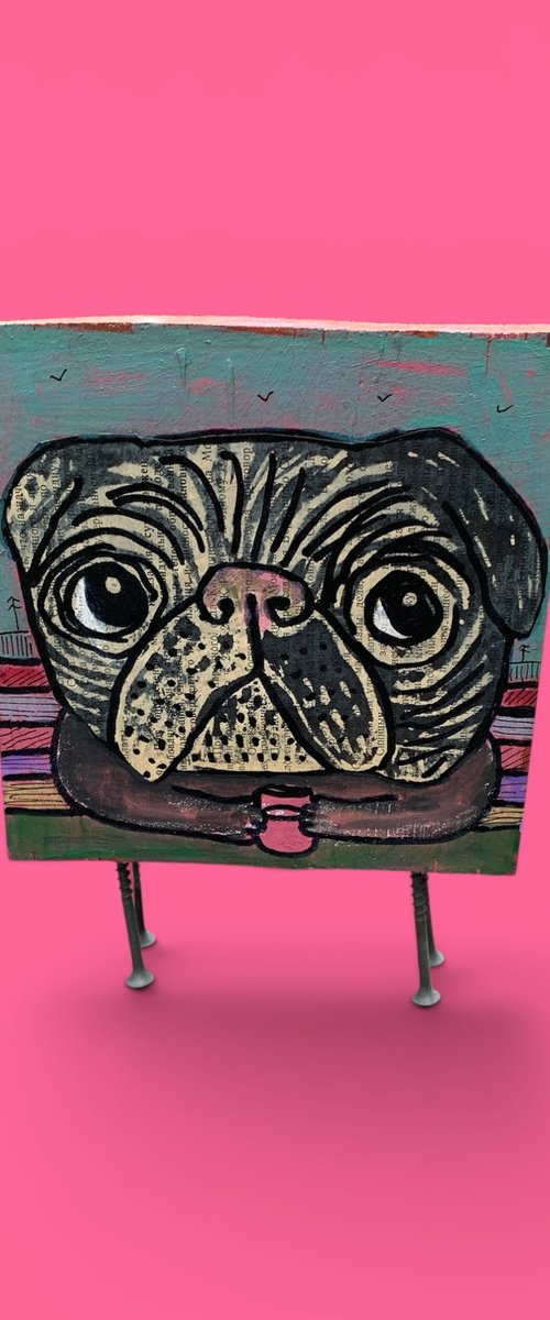 Wooden pug #1 by Pavel Kuragin