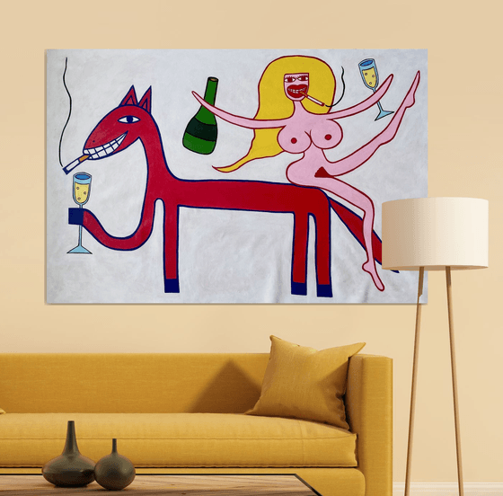 Woman and Horse