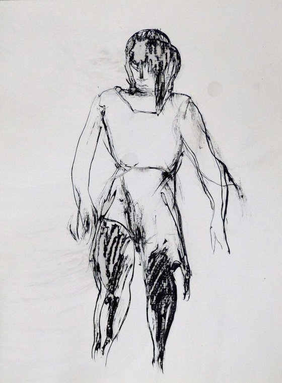 Walking on 5, 41x29 cm