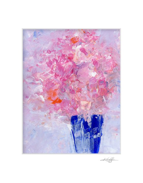 Flowers In Vase 11 - Floral Painting by Kathy Morton Stanion by Kathy Morton Stanion
