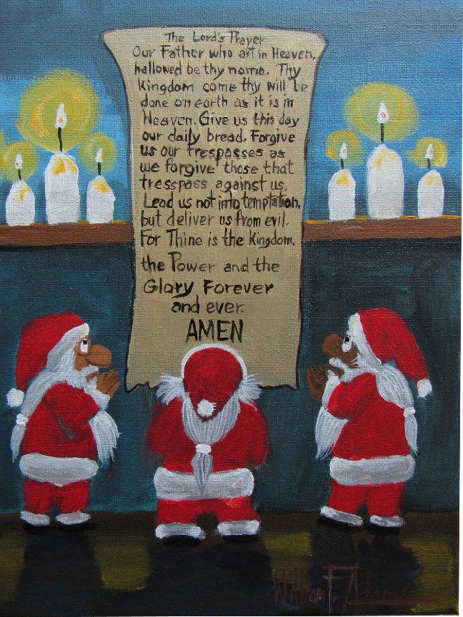 Illustrative Portrait Acrylic Painting By William F. Adams, 9 X 12", Preparing For The Day!, Original Artwork