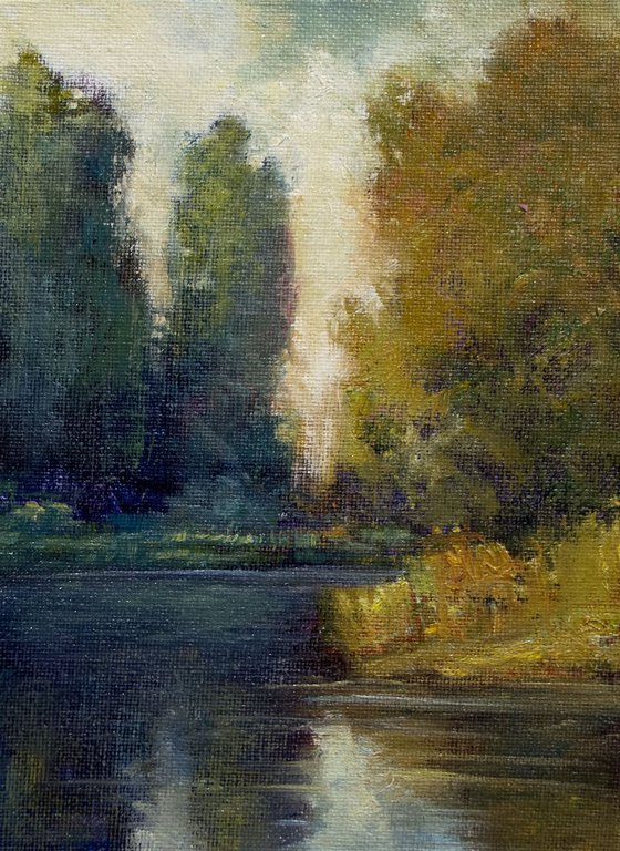 Pond Reflections Plein Air