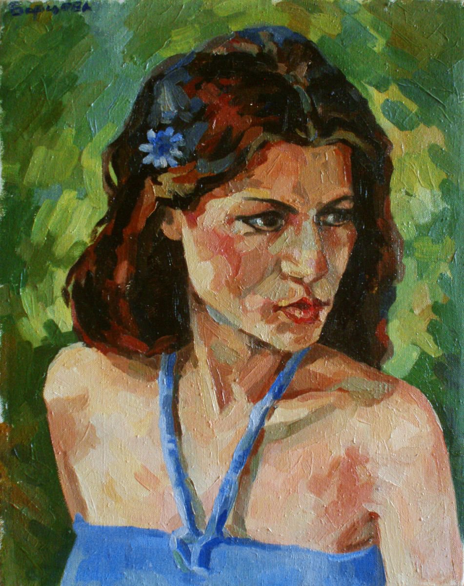 Summer portrait by Kateryna Bortsova