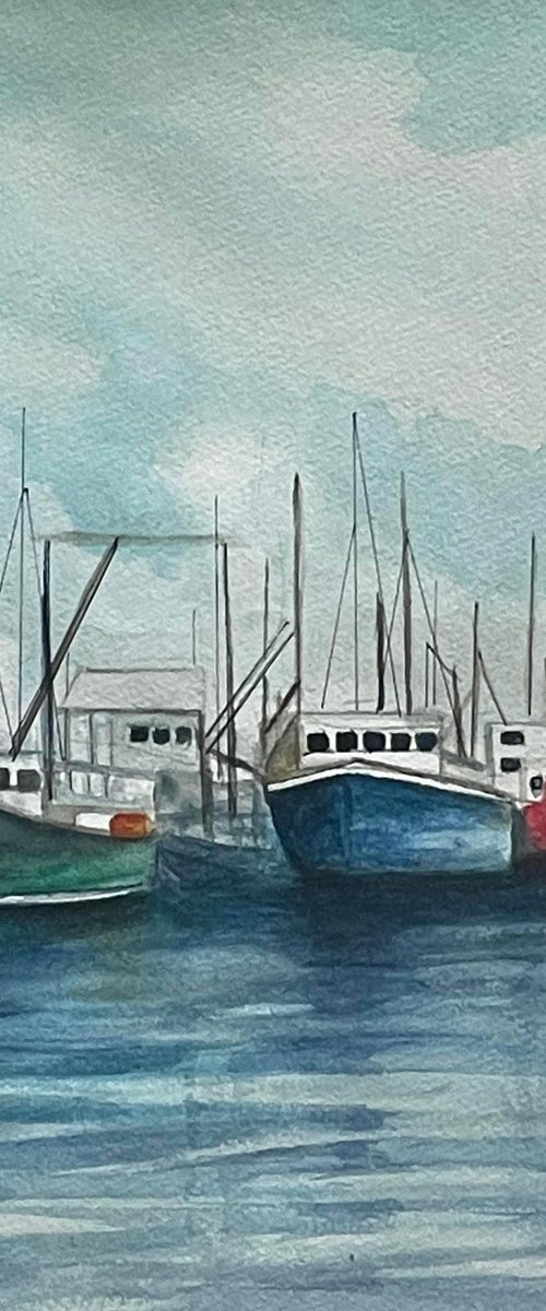 New England Marina by Rosie Brown