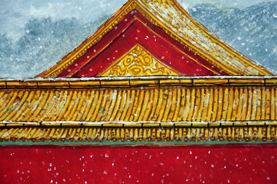 good snow of Forbidden City ( Original )