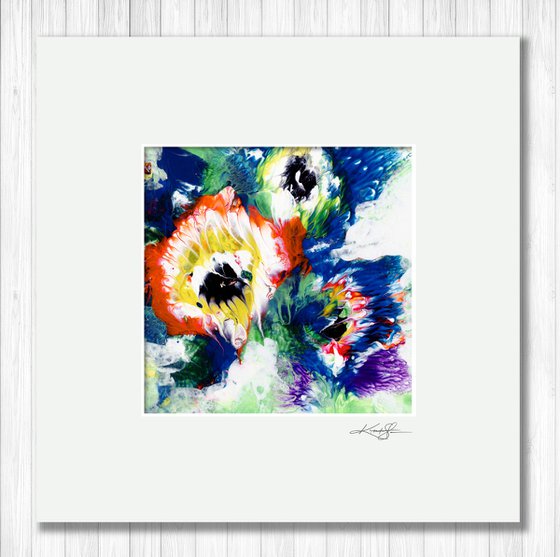 Blooming Magic 201 - Abstract Floral Painting by Kathy Morton Stanion